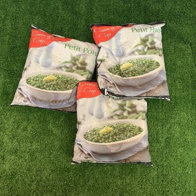3X large packs of petit pois (new)