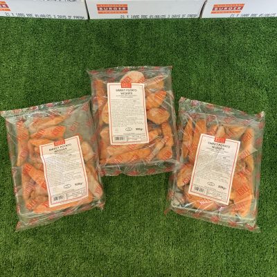 3X pack of sweet potato wedges (best seller)