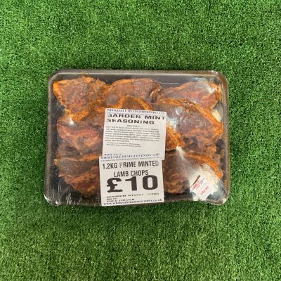 Garden minted prime lamb chump chops 1kg