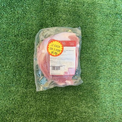 gammon steaks (bearfields) £2 or 3 for £5