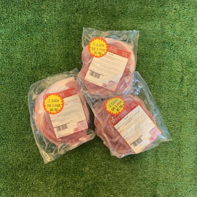 3x packs of gammon steaks (bearfields) £2 or 3 for £5