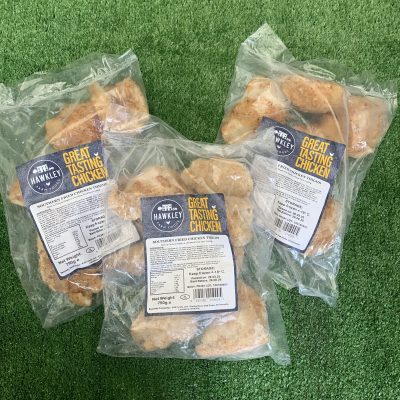 3X packs of southern fried chicken thighs