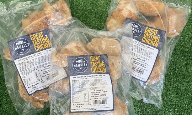 3X packs of southern fried chicken thighs