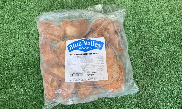 hot & spicy breaded chicken wings 700g