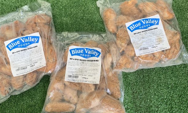3X packs of hot & spicy breaded chicken wings