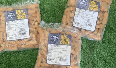 3X packs of breaded chicken sticks