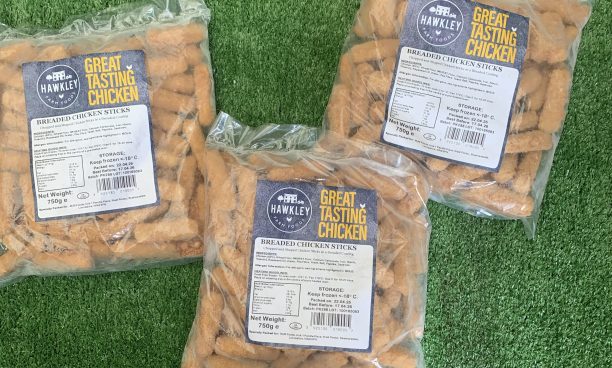 3X packs of breaded chicken sticks
