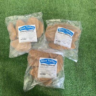 3X packs of southern fried chicken steaks