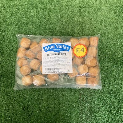 battered cod bites (blue valley foods)