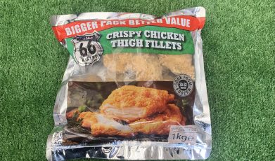 crispy chicken thigh fillets (bigger bag better value) 66 route