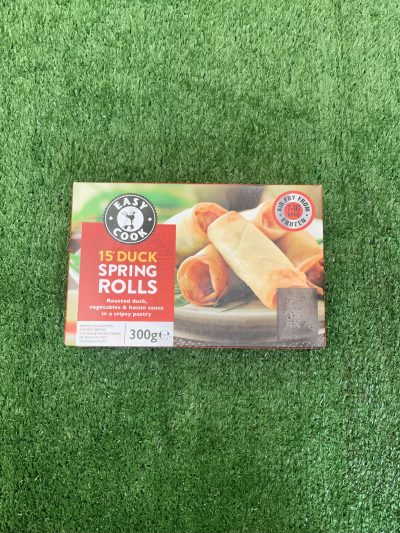15x duck spring rolls box