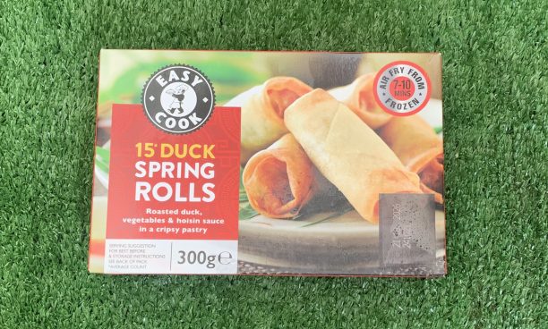 15x duck spring rolls box