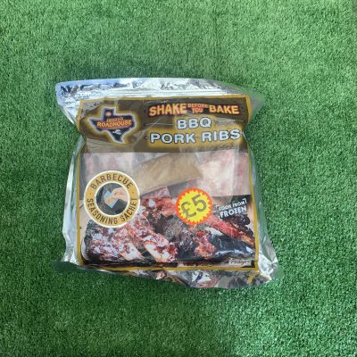 shake before you bake bbq pork ribes (frozen food section)