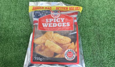 xl pack of spicy potato wedges (bigger bag better value)