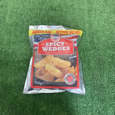 xl pack of spicy potato wedges (bigger bag better value)