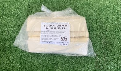 6x (even bigger) giant sausage rolls XL pack