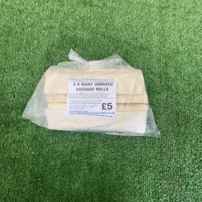 6x (even bigger) giant sausage rolls XL pack