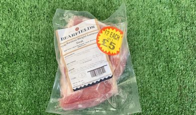 454g random weight gammon steaks