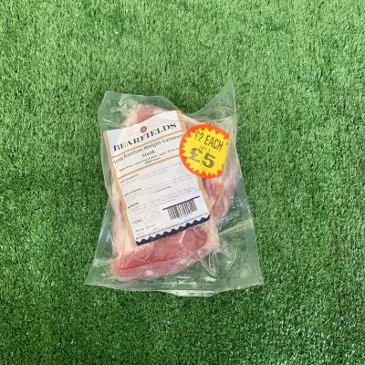 454g random weight gammon steaks