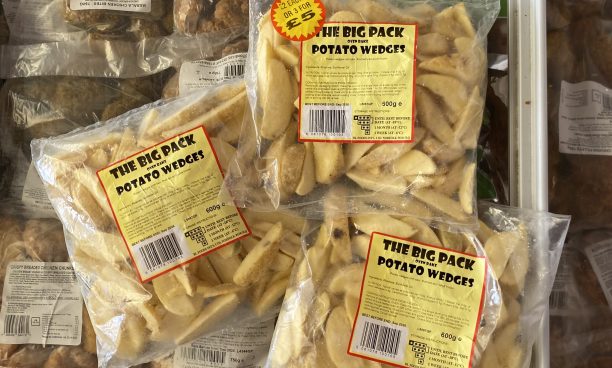 3X large packs of potato wedges