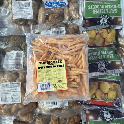 Spicy skin on fries (new) large pack