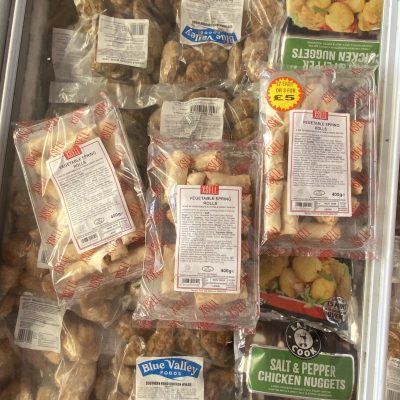3X large packs of vegetable spring rolls