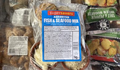Assorted fish & seafood mix (large pack) supersavers
