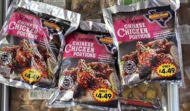 3X large packs of 1KG Chinese chicken drumsticks (roadhouse)