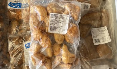 Crispy breaded chicken chunks 750g large pack