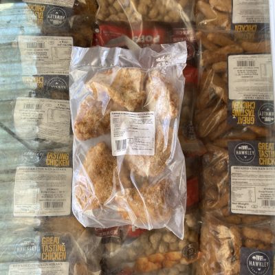 Parmingiara cheese coated chicken fillets