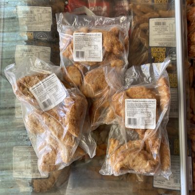 3X large packs of crispy tempura chicken fillets