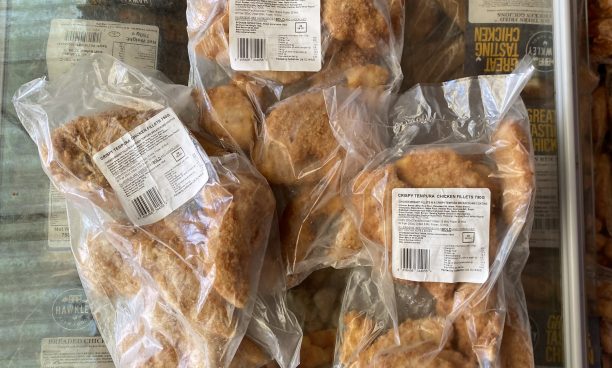 3X large packs of crispy tempura chicken fillets