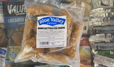 Jumbo battered fish fingers (new)
