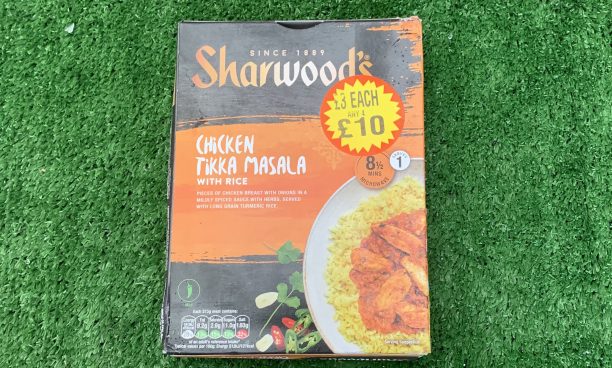 Chicken tikka masala Sharwoods ready meal