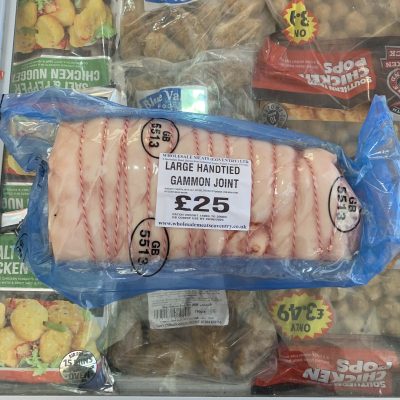 Large handtied gammon joint (XL) catch weight: 4.1KG -5KG