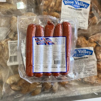 5X saveloys (bonians) back in stock