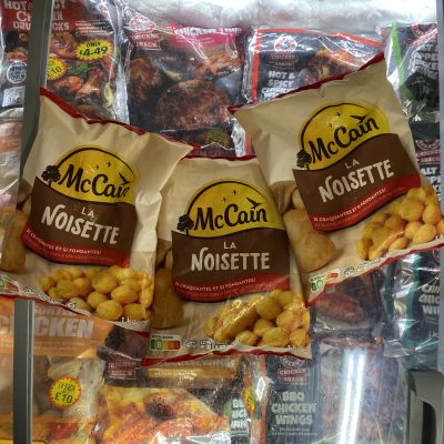 3X large packs of 1kg+ McCain LA potato noisette