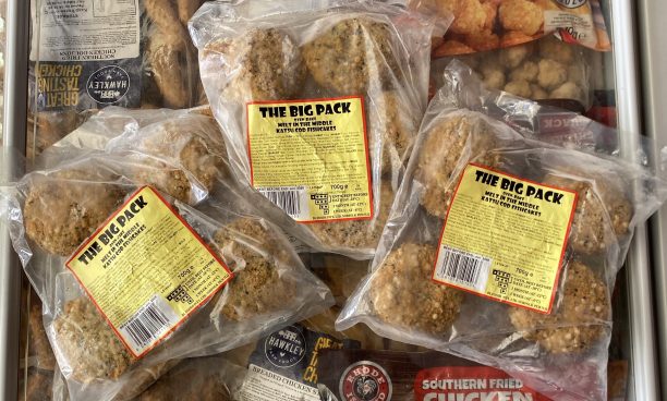3x large packs of melt in the middle cats katsu fishcakes