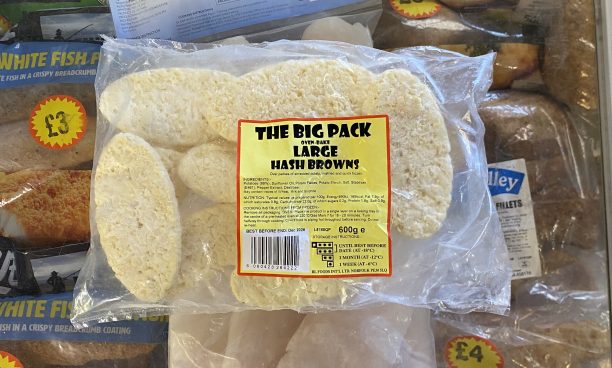 Large hash browns (back in stock)