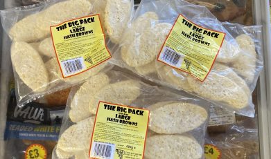 3X large packs of large hash browns (back in stock)
