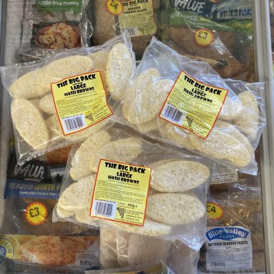 3X large packs of large hash browns (back in stock)