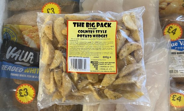 Country style potato wedges (new)