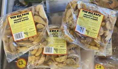 3x large packs of country style potato wedges (new)
