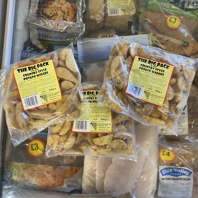 3x large packs of country style potato wedges (new)