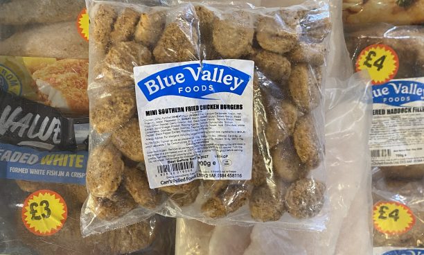 Large pack of mini southern fried chicken burgers (new) 700g