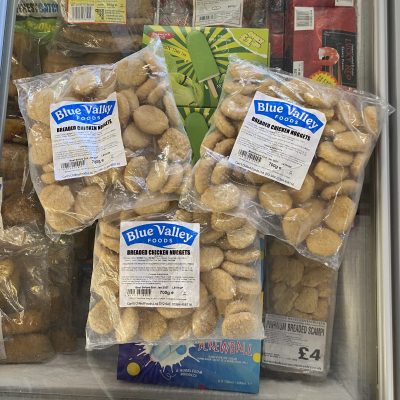 3X large packs of breaded chicken nuggets (new)