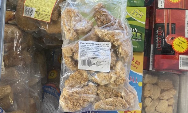 Crispy chicken buttermilk mini fillets (large pack)
