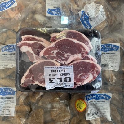 1Kg lamb chump chops (popular seller)