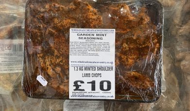 1.3KG minted shoulder lamb chops (new)