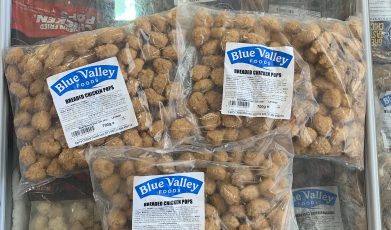 3X large packs of breaded chicken pops (new)